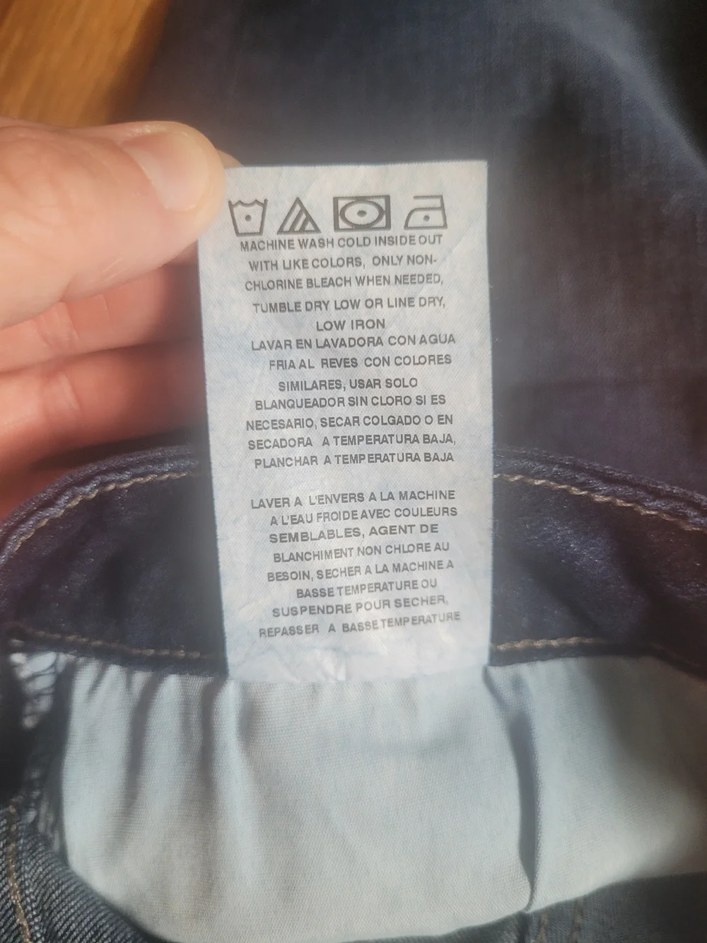 Lee Denim Dark Blue Shorts